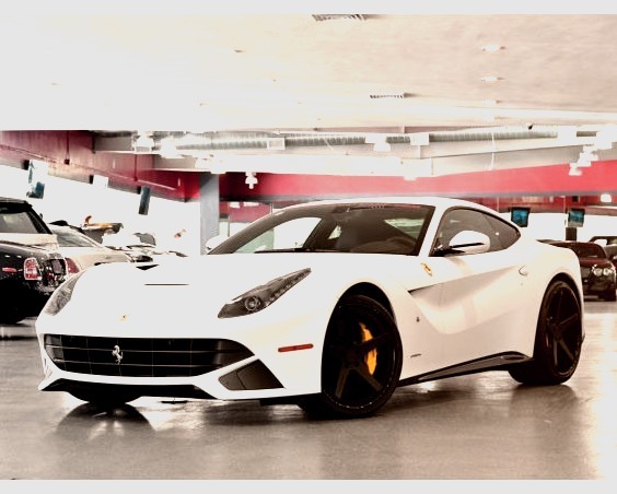 White Showroom Ferrari
